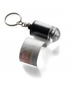 Small push button torch in keyholder