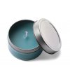 Fragrance perfumed candle in round tin