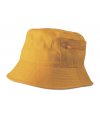 Sun hat with zipper pocket