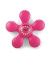 Flower clock with suction cup