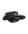 Massage stones in velvet pouch