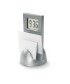 Stand clock with memo holder