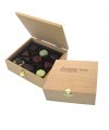 Small chocolates in box