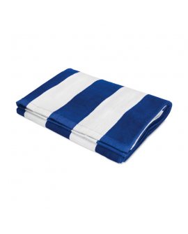Beach towel with stripes